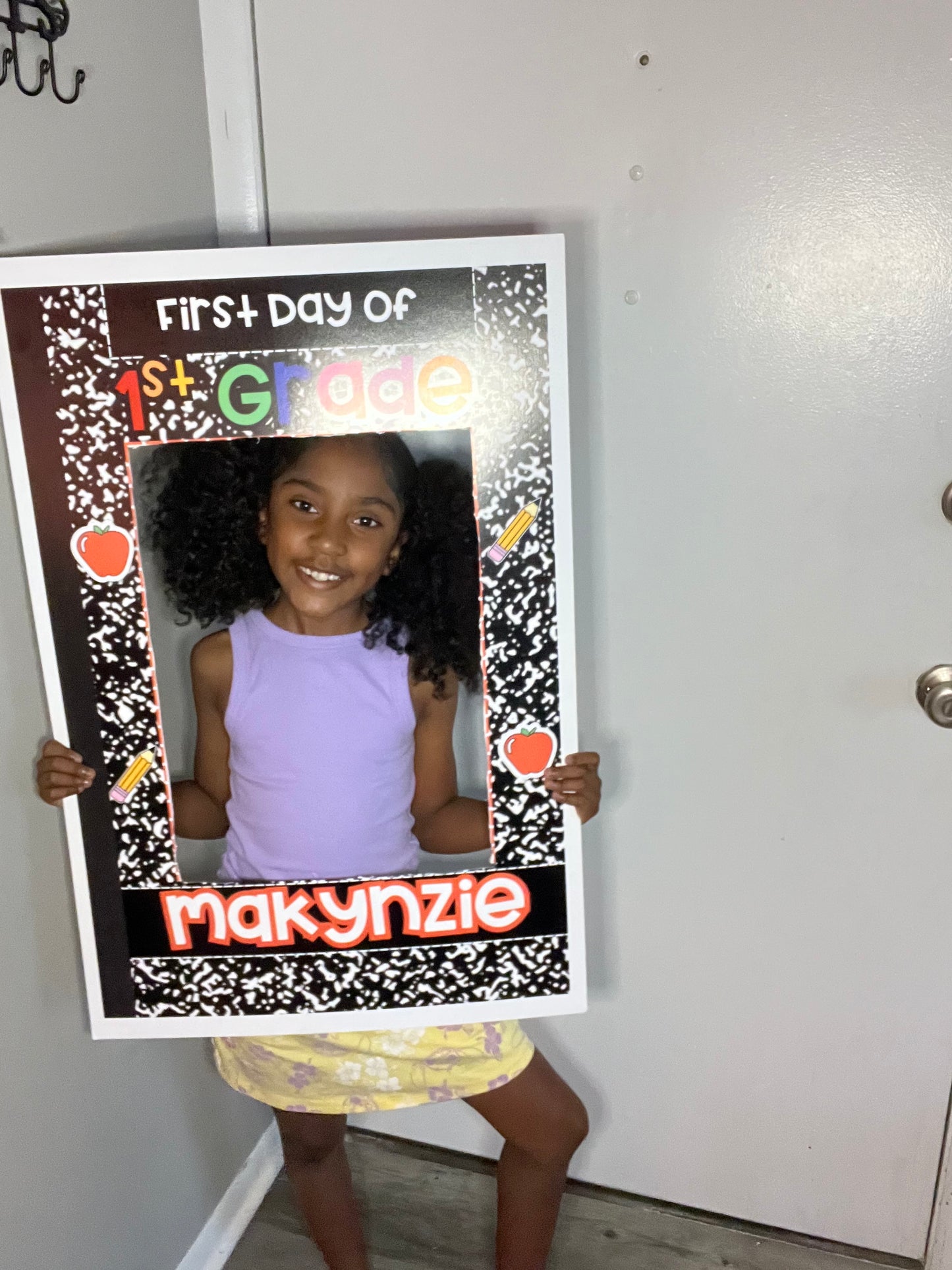First Day Of School Board Cutout