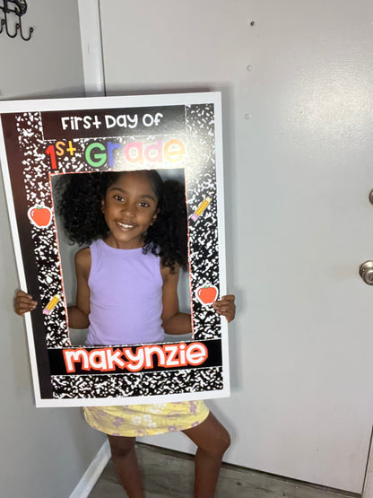 First Day Of School Board Cutout