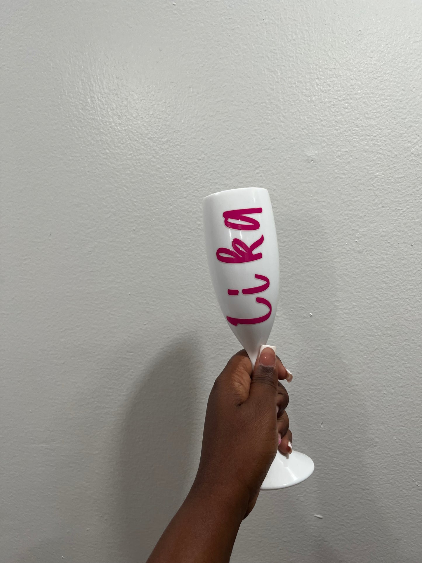 Love island champagne flute